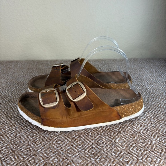 Birkenstock Arizona Big Buckle Sandals sz 40 US 9 Unisex GUC Casual Preppy Comfy - Picture 5 of 10
